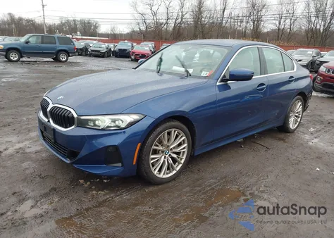 2024 BMW 330I xDrive из США, поврежденный, VIN 3MW89FF07R8E21975
